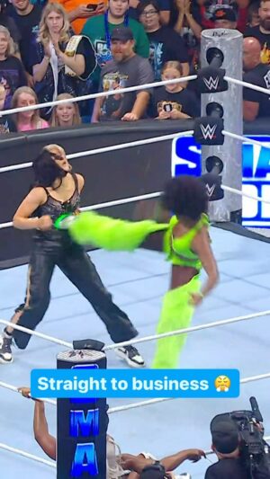 Trinity Fatu Instagram - Naomi was not messing around! 👏👏👏