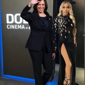 Trinity K. Bonet Instagram - The internet wins lol I asked my followers to put me in a pic wit @vp and baby they didn’t disapoint lololol some nice some to abit much lol im soooo exicted!!!! Two presidents of color in my lifetime!!!! Whew  pics are for run!