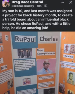 Trinity K. Bonet Instagram - BeEAUITUYLLY DONE! Lil know this but I too did a black history paper  on @rupaulofficial … things like this take me back to when life was easy …motha is on top.. So I had to shine some light on motha! You have inspired sooooo many!!! You know you the tea! Congrats on the book! #daughta