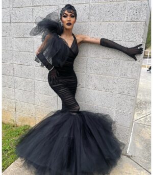 Trinity K. Bonet Instagram - A evening at black America!  Gown made by @_devdadon