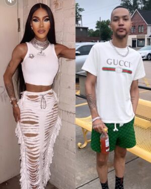 Trinity K. Bonet Instagram - Happy pride month! Happy to be living in a time I can be whatever I wake-up feeling….i love me some me…Mannnnn… id definitely holla at me lol❤️🤪😎 EITHER WAY and @realmissnatalienunn and @thezeusnetwork ….BAD BOY CLUB ME……. #tranformer #boiqueen