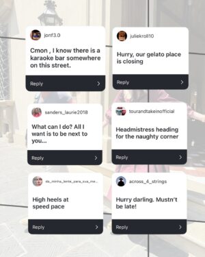 Trudie Styler Instagram - Thank you so much for these awesome captions/responses - they kept me cracked up all day. Here’s some of your highlights.
Hope you’re having a great summer! xt