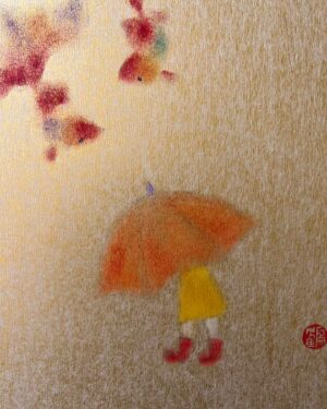 Tsurutaro Kataoka Instagram - ♦️雨降り♦️

#片岡鶴太郎#俳優#画家#ヨーギー#ヨガ#つるちゃん#オシャレ#古着#太田プロ#芸人#ぴよこちゃん#おでん芸#ものまね#ボクシング#ちょっちゅね#pm11時起き#肖像画シリーズ