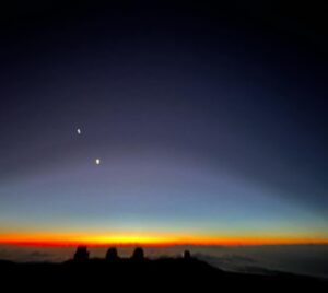 Tuc Watkins Instagram - Helicoptered over a live volcano and then watched the sun set and moon rise above the clouds from the highest point in the Pacific Ocean. No big deal. Go back to whatever you were doing. 👍