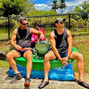 Tuc Watkins Instagram - Father’s Day is grand. Father’s Day with your father is grander. Father’s Day with your father in Hawaii is the grandest!