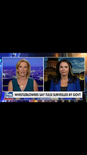 Tulsi Gabbard Instagram - RETALIATION. A few weeks ago, I had the audacity to tell the truth: that Kamala Harris would essentially be a mouthpiece and puppet of the Military Industrial Complex and National Security State. The next day, July 23, they retaliated. Sadly this is what we can expect from the “Harris” Administration.