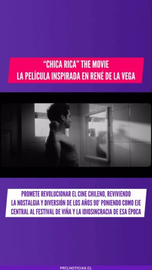 Tutú Vidaurre Instagram - ¿Qué te parece esta nueva producción? 👀 🎥 

“Chica Rica”, es la nueva película producida por Punky Tiger y ID Films , que busca traer de vuelta la esencia del Chile de 1999. Esta comedia romántica promete capturar la nostalgia y el entretenimiento característicos de esa época.

La película está inspirada en la famosa canción interpretada por René de la Vega, un fenómeno cultural que ha resonado en Chile por generaciones. Ambientada en los años 90’s, la película revive una época llena de ingenuidad, música, entretenimiento y una anécdota sobre un intento fallido de cerrar el Festival de Viña del Mar.
El proyecto, cuenta con un elenco destacado, protagonizada por Rey Alcalde, y Tutu Vidaurre, contando con la participación de otros artistas nacionales como Alejandro Trejo, Antonella Ríos, Peka Parra y Jorge De Negri, además de una gran cantidad de músicos y artistas nacionales, con Claudio Millán a la cabeza.
Rey, expresa su entusiasmo por el proyecto: “Es un sueño hecho realidad interpretar a un personaje tan icónico. Estoy emocionado de trabajar con este equipo y de ofrecer al público una experiencia inolvidable.” Dentro del elenco Antonella Ríos también, se encuentra entusiasmada por ser parte del proyecto, “Mis expectativas para la película son sin duda expectativas de éxito, de llamar la atención mucho en el público nacional y también el público internacional” indicó la actriz.

A cargo de la dirección audiovisual se encuentra Ignacio Díaz, fundador de ID Films, quién asegura una calidad técnica de primer nivel. Álvaro López, empresario chileno y fundador de Punky Tiger, productora a cargo de la pelicula y quién además escribió el guión, explicó: Para nosotros “Chica Rica” es un gran proyecto que va a conectar USA con Chile, donde Punky Tiger la productora a cargo, tiene oficinas tanto en Chile como en Los Ángeles, por lo que esta producción nace con un caracter de producción internacional. Nuestra meta es rescatar ese Chile divertido y optimista que todos recordamos.”