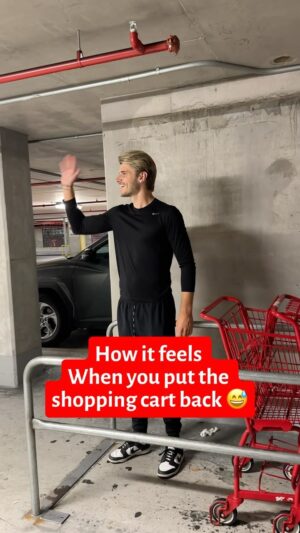 Twan Kuyper Instagram - How it feels when you put the shopping cart back 😅
