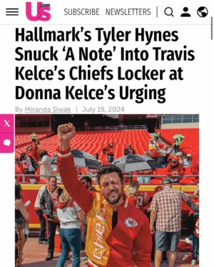 Tyler Hynes Instagram - Thanks to all the writers, publications, onlookers and local background artists who joined us for the fun we’ve had.  It’s not over, but we’re in the end zone ;) 

@chiefs ✖️ @hallmarkchannel 

#HolidayTouchdown : a chiefs love story

@hunterking @baderdiedrich @ed_begley_jr @megynpriceless @donnakelce @richardreihl @christine.ebersole.official @trey_smith @mecolehardman4 @avahunt @graciehunt @richardchristy1974 @kristychristyyy @slyjamesthecat @jennabhager @georgekarlaftis @clyde_22 @kcwolf @putchfilms @mrsjp24 @candicemeghan @lhdhallmark @laraekrug @rikertd @anniehowellpr @poperandy @therealstathos @mrsjennylatz @kimkruse06