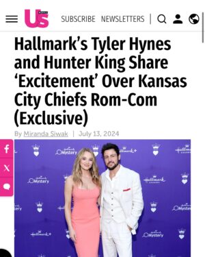Tyler Hynes Instagram - Thanks to all the writers, publications, onlookers and local background artists who joined us for the fun we’ve had.  It’s not over, but we’re in the end zone ;) 

@chiefs ✖️ @hallmarkchannel 

#HolidayTouchdown : a chiefs love story

@hunterking @baderdiedrich @ed_begley_jr @megynpriceless @donnakelce @richardreihl @christine.ebersole.official @trey_smith @mecolehardman4 @avahunt @graciehunt @richardchristy1974 @kristychristyyy @slyjamesthecat @jennabhager @georgekarlaftis @clyde_22 @kcwolf @putchfilms @mrsjp24 @candicemeghan @lhdhallmark @laraekrug @rikertd @anniehowellpr @poperandy @therealstathos @mrsjennylatz @kimkruse06