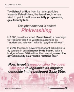 Tyler Oakley Instagram - This Pride month, you may have heard people raving about Tel Aviv’s “Pride Parade” or how you shouldn’t criticize Israel because they’re “progressive” on LGBTQ  issues.

Send this to someone you know who still thinks this way

Thank you to @tyleroakley @nooraldayeh @officialjakegyllenhalal @kimsaira for collaborating with us on this and amplifying it to educate more people ✨🇵🇸🏳️‍🌈

CORRECTION: As of December 2023, Israeli gay couples have equal rights to adopt. We apologize for the outdated information on Slide 8.

#palestine #freepalestine #gaza #savegaza #israel #telaviv #telavivpride #pride #pridemonth #gay #queer #activism #news #politics #history #genderfluid #lgbt #lgbtq