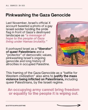 Tyler Oakley Instagram - This Pride month, you may have heard people raving about Tel Aviv’s “Pride Parade” or how you shouldn’t criticize Israel because they’re “progressive” on LGBTQ  issues.

Send this to someone you know who still thinks this way

Thank you to @tyleroakley @nooraldayeh @officialjakegyllenhalal @kimsaira for collaborating with us on this and amplifying it to educate more people ✨🇵🇸🏳️‍🌈

CORRECTION: As of December 2023, Israeli gay couples have equal rights to adopt. We apologize for the outdated information on Slide 8.

#palestine #freepalestine #gaza #savegaza #israel #telaviv #telavivpride #pride #pridemonth #gay #queer #activism #news #politics #history #genderfluid #lgbt #lgbtq