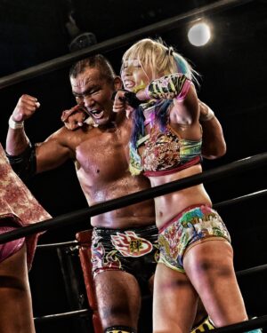 Unagi Sayaka Instagram - たこ焼きマンと勝った🦖🔥
