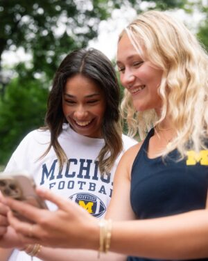 University of Michigan Instagram - Wolverines are always at the 💛 of all the content we create. Happy #SocialMediaDay, and #GoBlue!