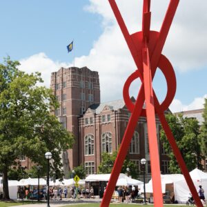 University of Michigan Instagram - The @AnnArborArtFair on full display 🎨