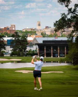 University of Michigan Instagram - This view is our cup of tee ⛳️