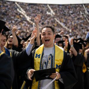 University of Michigan Instagram - Congratulations to the Class of 2024! Wherever you go, #GoBlue! 💛💙 #MGoGrad