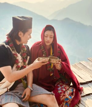 Upasana Singh Thakuri Instagram - Some of my favorite pictures from our upcoming film “KHUSMA” 🎬. We are beyond excited to announce that our film ‘Khusma’ will be hitting theaters on September 19th/Asoj 3rd. The journey of bringing this story to life has been nothing short of amazing, and I can’t wait for you all to experience it. Stay tuned for our upcoming song as well ! Don’t forget to save the date ❤️