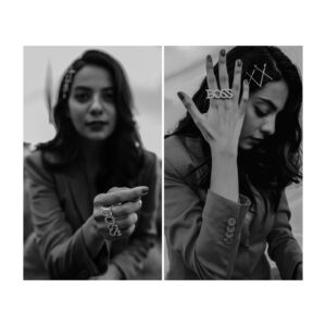 Vaishnavi Venugopal Instagram - The Strange Normal

Shot by : @amrutha.mariam 
Styling & Creatives : @stylingbyafsheenshajahan 
Hair & Make-Up : @nixtudio_