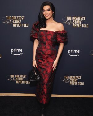 Valentina Instagram - Last night I was invited to celebrate the release of #TheGreatestLoveStoryNeverTold. Thank you to @primevideo, @amazonstudios, @artistsequity, and most importantly @jlo for having me. I enjoyed so much getting to learn about her journey & creative process with #ThisIsMeNow. Congratulations to everyone involved and I am motivated more than ever to strive for those dreams I have yet to accomplish. 🌹