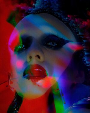 Vander von Odd Instagram - @vandervonodd X @justin.atkins 🖤 

Image by @justin.atkins 
Interview by @coeljumber 
Assisted by @steven.restagno 

Dress and headpiece by me 🖤
Eyes/Lips @sugarpill & @danessa_myricks