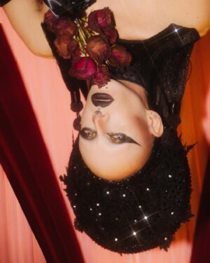 Vander von Odd Instagram - My heart is still so full from @switchnplay VAMP @lincolncenter 🖤 I feel beyond lucky to have these beautiful creatures in my life ⚰️🪦💀

VAMP images by @sidewalkkilla 
Backdrop by @mettieostrowski 
Headpiece, gloves, capelet, skirt, veil, & tombstone by me
Neck corset @misty_couture