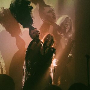 Vander von Odd Instagram - When I was 17 (closeted in a tiny desert city) I would hide headphones under my sweater and listen to @ionnalee in class.

This night was such a dream, thank you @ionnalee for all of this magic ✨🖤✨ thank you @luminous_kid_ @olofgrind for a beautiful set and all of these images 📸🖤 and thank you @frodogaggins for being the best boy/date 🦴🖤