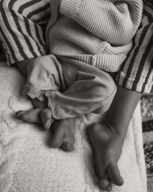 Vanessa Morgan Instagram - Kaia Autumn Skye 🪽 Born July 27th. Been enjoying all the baby snuggles these past 3 weeks with our angel. Beyond  Grateful 🫶🏽
