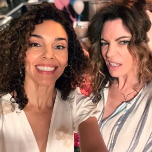 Vanessa Rubio Instagram - Cobra Kai babies! 💙🩷💖