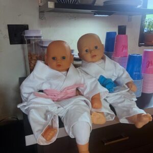 Vanessa Rubio Instagram - Cobra Kai babies! 💙🩷💖