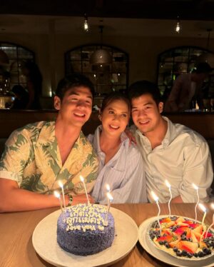 Varit Hongsananda Instagram - L🩷V E you to the galaxy of Cygnus A and back kub 😘  Happy birthday kubb 🥰😍
