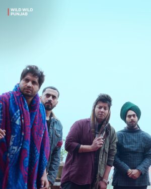 Varun Sharma Instagram - Chaar yaar on the road - nothing but goals ✨❤️

#WildWildPunjabOnNetflix
