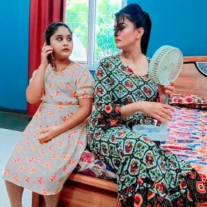 Veena Ponnappa Instagram - Talk English please 🥺 

#raavoichandamamaserial #etvtelugu