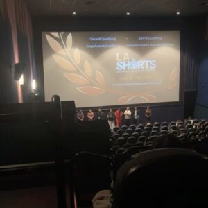 Veronika Dash Instagram - What an incredible weekend finally seeing our film “Before I Go” play on the big screen with a massive audience 🎞️ Thank you @lashortsfest for showcasing our labor of love, for every single person who worked on this in any capacity and of course, all of our amazing friends who fought LA traffic to share this experience with us. We see you, we appreciate you and we love you! ✨ A special shout out to my partner, my baby loml, @andrew_sandler for trusting me with this character and for flawlessly executing our vision from script to screen. ♾️ Just the beginning! ♥️ Thank you @smilesbyeddie for getting my smile premiere ready & @jessicaangelcollection for the stunning gown 👗 #lashortsfest