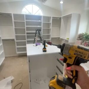Veronika Dash Instagram - Taking Dream Walk-In Closet off my bucket list ✔️ @modularclosets I am forever grateful for this incredible transformation 💕 Thank you for helping me customize this space into a glam wonderland that is so efficient and helps keep my OCD at bay 😂 #modularclosets #closetorganization #closetsystem #walkincloset