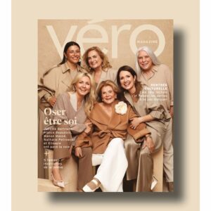 Véronique Cloutier Instagram - Dans le numéro d’automne du @magazine_vero , on célèbre l’audace et l’authenticité avec notre numéro spécial OSER ÊTRE SOI mettant en lumière 10 femmes extraordinaires ✨

En couverture, 5 femmes qui ont marqué leur domaine par leurs idées et leur détermination : Janette Bertrand, France Beaudoin, Nathalie Petrowski, Elisapie et Manon Massé. 
À l’intérieur, encore plus de femmes fabuleuses: Fabiola Nyrva Aladin, Monic Néron, Julianne Côté, Vanessa Destiné et Ravy Por. 
 

Photographe : Andréanne Gauthier
Mise en beauté : Bruno Rhéaume, avec les produits Clarins et Looky (Véro), Jacques-Lee Pelletier (Janette), Gérald Bélanger (Nathalie, France), Raphaël Gagnon (Elisapie, Manon)
Coiffure : Marcus Villeneuve, avec les produits Redken (Véro), Michel Desormeaux (Janette) 
Stylisme : Chanelle Riopel (Véro) et Vanessa Giroux (Janette, France, Nathalie, Elisapie et Manon)
Éditrice : Sophie Banford
Rédactrice en chef : Théo Dupuis-Carbonneau
Directrice artistique : Marie-Michèle Leduc
Cheffe de contenu Style : Sophie St-Laurent
Cheffe de contenu Culture : Laurie Dupont
Directrice des contenus numériques : Cynthia Quellet
Cheffe de contenu numérique : Julie Mathieu