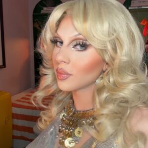 Vespi Instagram - Birthday Girl 🥳✨

Throwback to a special night, merci encore @arielledombasle 

Dress and necklace from @hm studio thanks again @thomasdekkers 🤍

Hair from @neciashairstyling thanks @thefrenchbeautyboy 🫶

——
#drag #dragqueen #dragmakeup #vespi #dragrace #drf #rpdr #boeufsurletoit