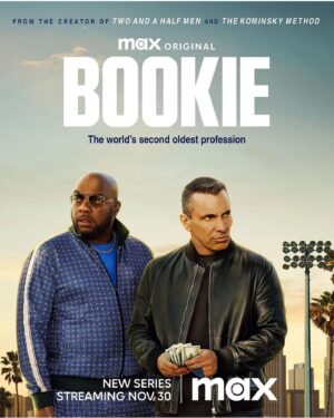 Victor Turpin Instagram - BOOKIE - Streaming now on @streamonmax - Don't miss it! This was a lot of fun! Created by the awesome Chuck Lorre and @nick.bakay . #hbo #hbomax #dramady #comedy #darkcomedy #comedia