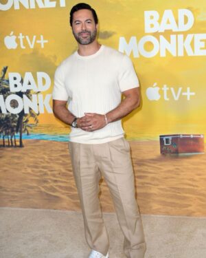 Victor Turpin Instagram - The 2 first episodes are out people!! BAD MONKEY ON @appletv today! :). I hope you love it. We shot it 2 years ago, so lots of waiting but it was worth it. An amazing cast (then me and a monkey) wonderful writers and crew. I'm so excited to have been a part of it, and I hope you fall in love with the characters! #tv #badmonkey #dramady #comedy #miami #latinx #latino #colombiano #redcarpet #television #italy #oratio