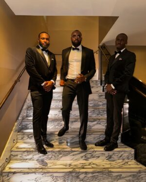 Viddal Riley Instagram - It’s Special When The Homies Get Together… 

Congratulations To My Brother. @harveyubhi