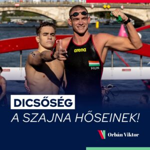 Viktor Orbán Instagram - Nekünk a Szajna a Balaton. Gratulálok Rasovszky Kristófnak és Betlehem Dávidnak!