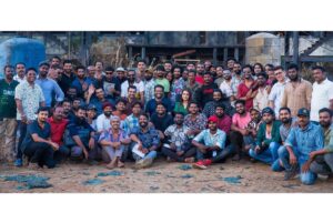 Vinay Rai Instagram - Nailed down another schedule @Erode.

Filmed some core sequences involving fire, dust and vehicles over a beautiful dry landscape. With continuous night shoots and back-to-back day shoots under the blazing sun of Erode at 42 degree celsius, this one was indeed an adventurous schedule!

Yes, we’re stepping into the final leg of shooting IDENTITY.

99 Days.
Another schedule down.
Only a few more to go...

@tovinothomas @trishakrishnan @vinayrai79 @anaskhan_offcl @arjunradhakrishnan @akhilarakkal @chaman.chakko @anees.nadodi @g_kishore_gk @phoenix_prabu_action_director @janjosephgeorge 

#ErodeSchedule
#DAY99