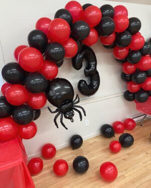 Vincent Julien Instagram - Notre bébé a déjà 3 ans 😭
Il voulait une fête de spider-man noir
C’est précis comme thème.