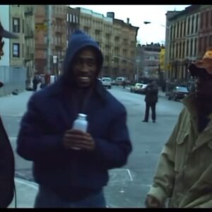 Vincent Laresca Instagram - Amazing video someone sent me of @2pac & myself at 17 years old in #harlem talking about our scene in #juice I was so blessed to have been apart of that!