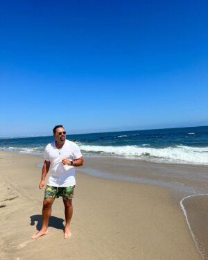 Vincent Laresca Instagram - I Never could imagine a kid from #queens would be on the beach in #malibu. Dream big! #godblessamerica