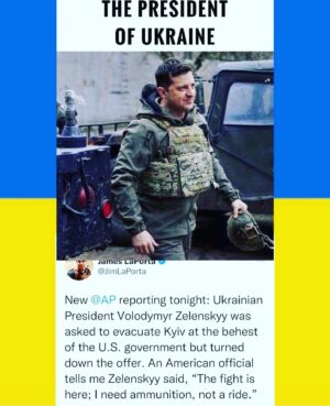 Vincent Laresca Instagram - I think of this man. An #actor #comedian who came from a minority group in #ukraine (Jewish) elected with 70% of the vote, who when the sh** hit the fan said “I’m not leaving” I feel so bad for what is happening but whatever happens this man will be what it means to be a true leader and #hero. I pray for a peaceful 🙏🏼resolution but there is zero justification for Russia’s action on a sovereign nation.