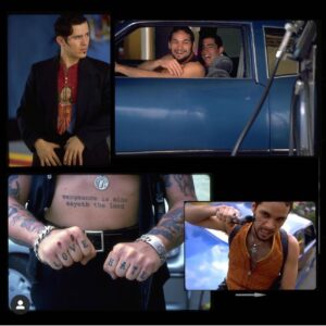 Vincent Laresca Instagram - So amazing to see @bazluhrmann old photos in celebration of #romeoandjuliet anniversary. I was a kid who knew nothing about Shakespeare when I auditioned. I was so nervous and Baz told me not to worry. Shakespeare is the same as today. Forget the words. That part changed my life and showed me a life I only dreamed about…forever grateful