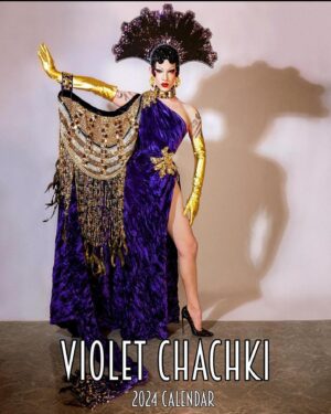 Violet Chachki Instagram - Get into this outtake from one of the looks featured in my 2024 Calendar! There’s a very limited number of calendars left- 14 never before seen images of some of my favorite costumes that I’ve performed in all over the world, some of which are being archived never to be seen again!  The calendar is 8.5 X 11 inches and pre hole-punched. I truly enjoy creating these calendars and u will too!!!! So get it while it’s hot divas !

📸 @latexluciferrr