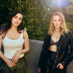Virginia Gardner Instagram - Just some ladies in leather. X @d_ardill @elainakarras_ @branden.ruiz