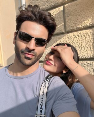 Vivek Dahiya Instagram - On the streets of Florence while playing with sun and shade, I found you the most intriguing my love, trying your best not to let my smile fade.